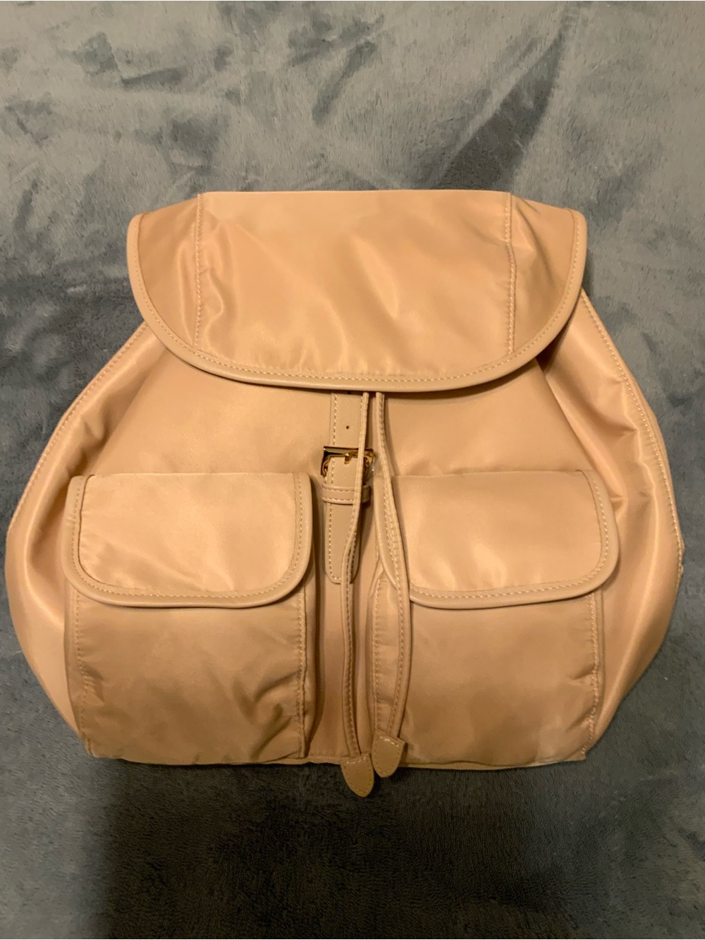 Year of Ours Taupe Nylon Backpack